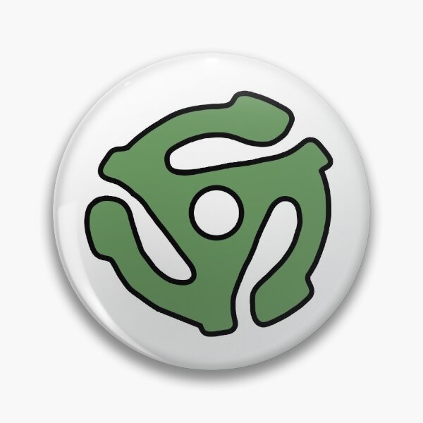 Item preview, Adaptor for Vinyl Records - olive green designed and sold by 10pmCreations.