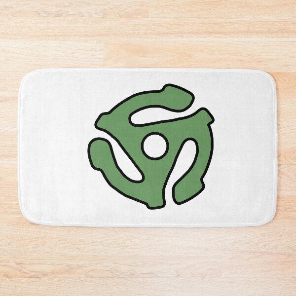 Item preview, Adaptor for Vinyl Records - olive green designed and sold by 10pmCreations.