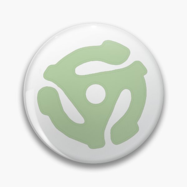 Item preview, Adaptor for Vinyl Records - light green designed and sold by 10pmCreations.
