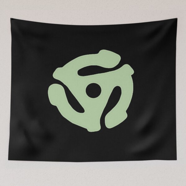 Item preview, Adaptor for Vinyl Records - light green designed and sold by 10pmCreations.