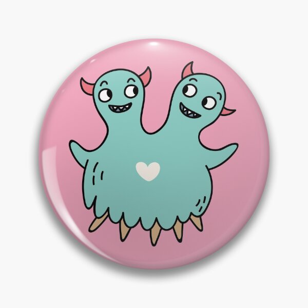 Item preview, Cute Two-Headed Monster Doodle designed and sold by SLAG-Creative.