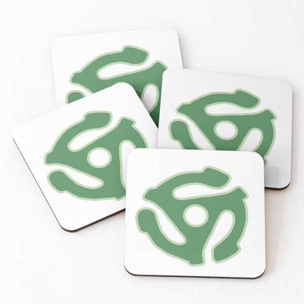Item preview, Adaptor for Vinyl Records - olive green designed and sold by 10pmCreations.