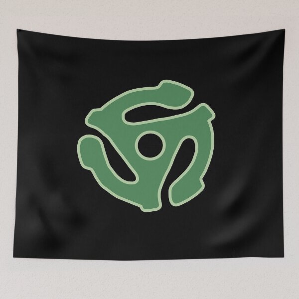 Item preview, Adaptor for Vinyl Records - olive green designed and sold by 10pmCreations.