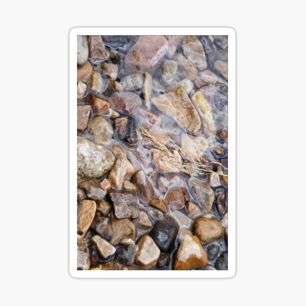 River rocks, spring stones Sticker