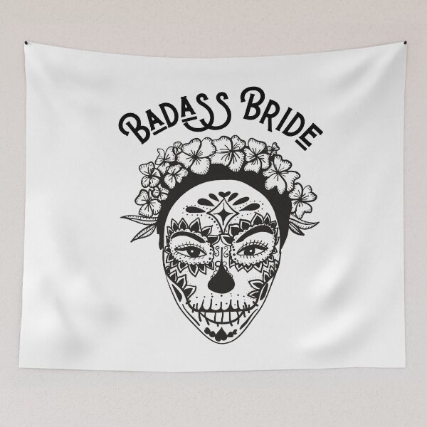 Item preview, Badass Bride, Sugarskull wife designed and sold by Constant Readers.