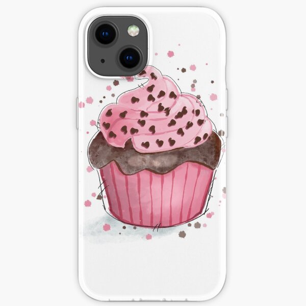 Pink Cupcake iPhone Soft Case