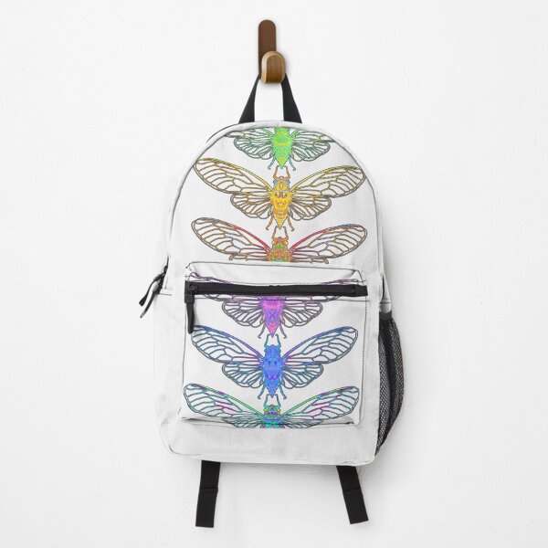 Item preview, Cicada Stack Digital Drawing White designed and sold by ViewerEqualsPhoton.