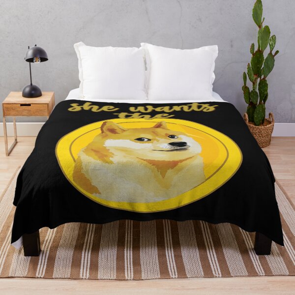 Item preview, She Wants The Dogecoin designed and sold by Memes-for-all.