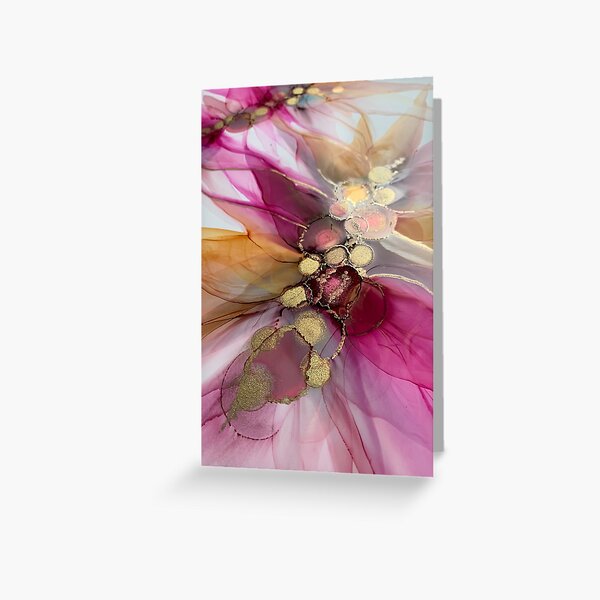 ‘Intertwined’ abstract artwork Greeting Card