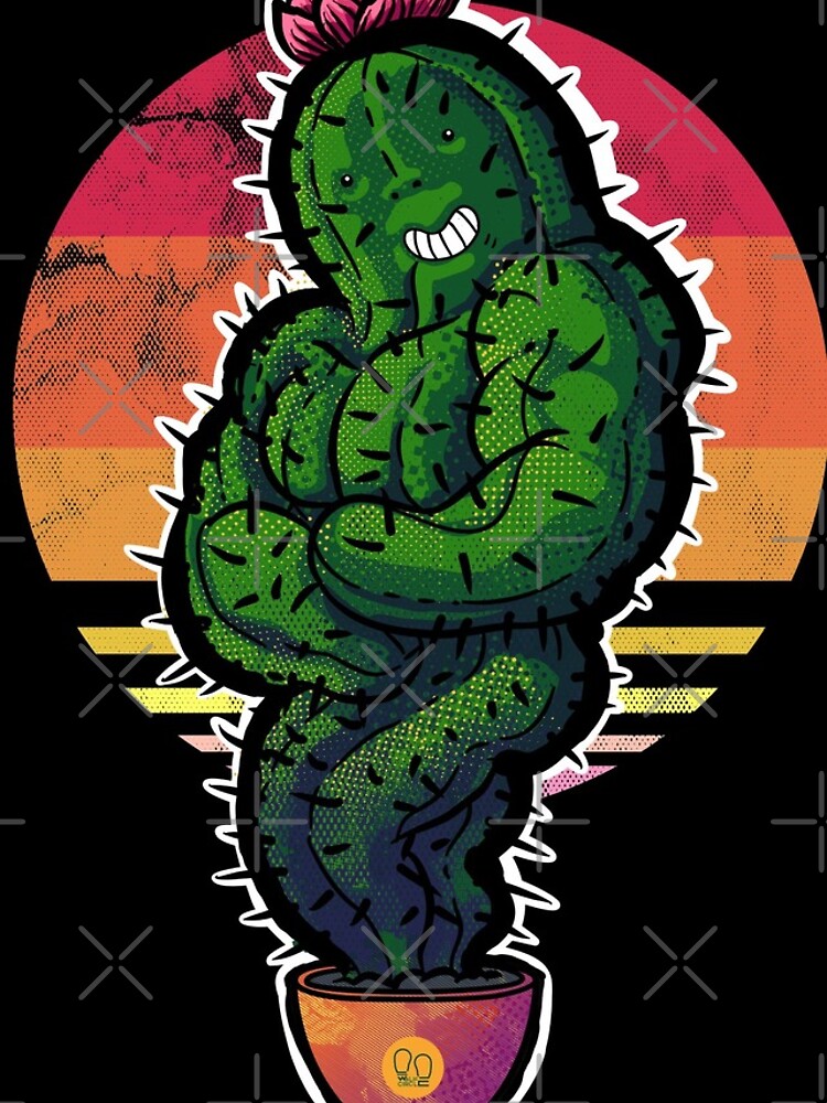 Thumbnail 4 of 4, iPhone Case, Abs In Progress Incomplete Cactus man designed and sold by Walkcircle.