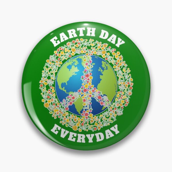 Item preview, Earth Day Everyday Peace Symbol Environmental Earth Day Gear designed and sold by DynamicDesign.