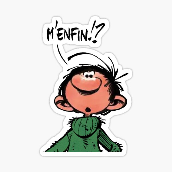 Gaston Lagaffe Sticker