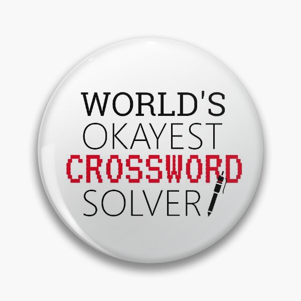 Item preview, World's Okayest Crossword Solver Funny Gifts For Crossword Lovers designed and sold by ArtDeziGn.
