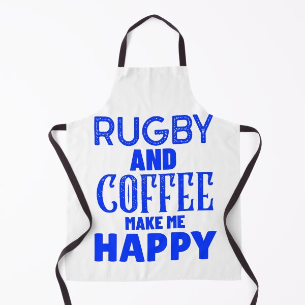 Item preview, Rugby And Coffee Make Me Happy, Funny Rugby And Coffee Gift For Mums, Dads, Brothers And Sisters designed and sold by BigJackTees.