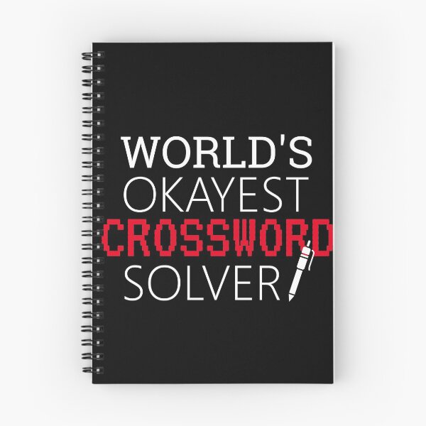 Item preview, World's Okayest Crossword Solver designed and sold by ArtDeziGn.