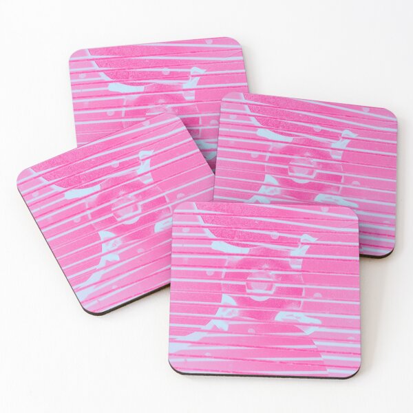 Item preview, Close up of Old Fan Gray and Pink Gradient  designed and sold by AliCatOriginals.