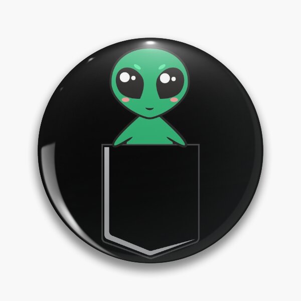 Item preview, Kawaii Alien In A Pocket Alien Lover Gift Baby Alien Pocket Gear designed and sold by DynamicDesign.