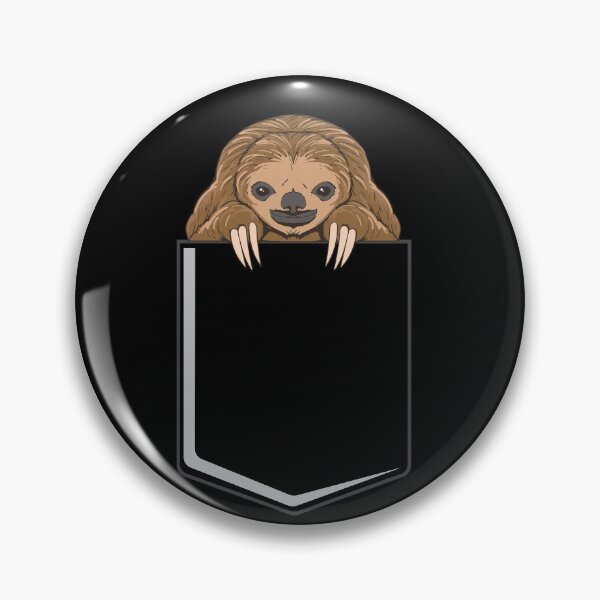 Item preview, Sloth In A Pocket Funny Sloth Lover Sloth Pocket Gear designed and sold by DynamicDesign.