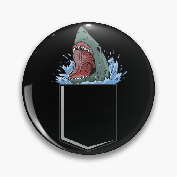 Item preview, Great White Shark In A Pocket Shark Lover Shark Pocket Gear designed and sold by DynamicDesign.
