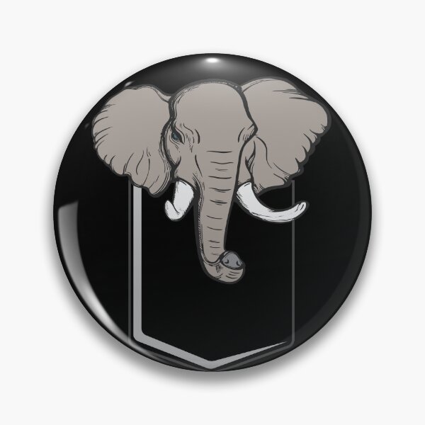 Item preview, Elephant In A Pocket Cute Lover Elephant Pocket Elephant Gear designed and sold by DynamicDesign.