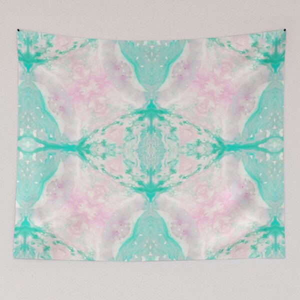 Item preview, Baby Pink & Baby Blue Abstract Geometric Pattern designed and sold by GoeCentric.