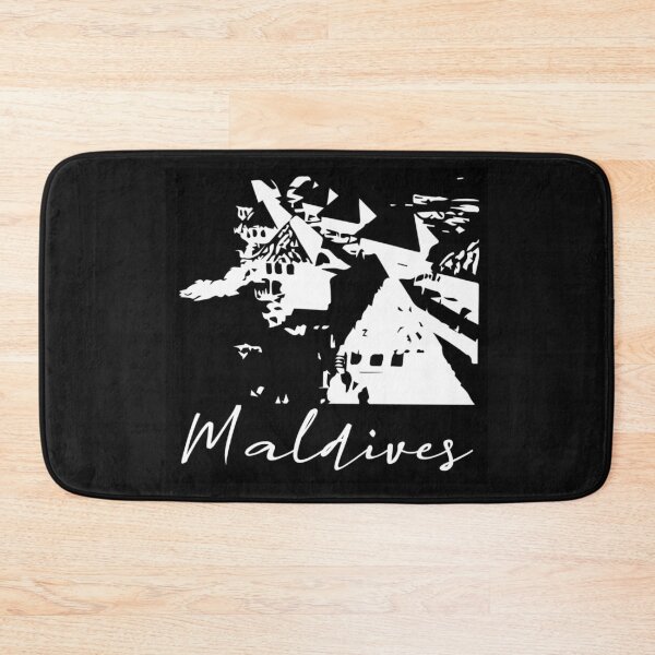 Item preview, Maldives T-shirts gift for all - holidays black and white vibes on the island beach  designed and sold by Shirt-u.