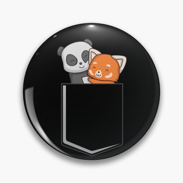 Item preview, Panda And Red Panda In A Pocket Panda Lover Panda Pocket Gear designed and sold by DynamicDesign.
