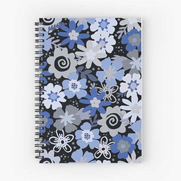Item preview, Sea of flowers - shades of blue designed and sold by SiStaDesign.
