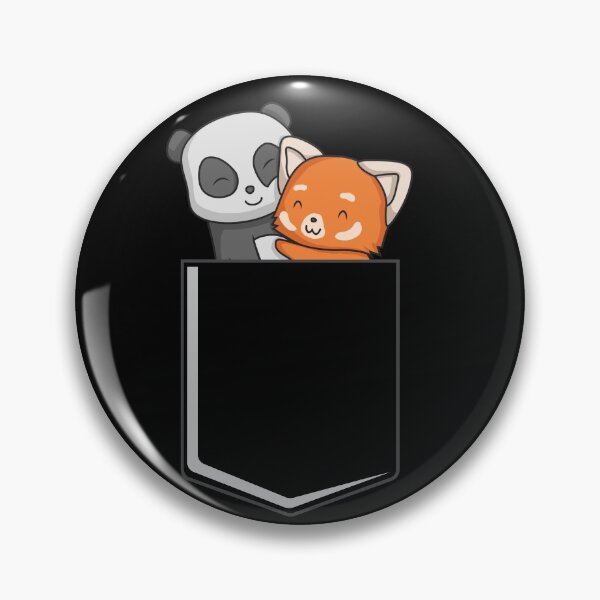 Item preview, Panda And Red Panda In A Pocket Panda Lover Panda Pocket Gear designed and sold by DynamicDesign.