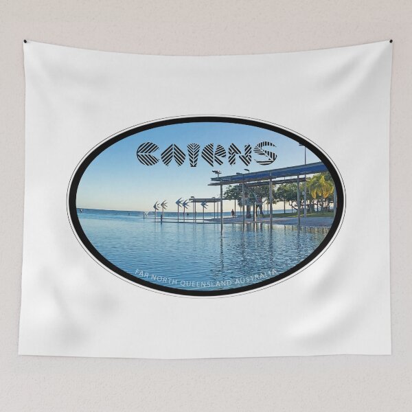 Item preview, Cairns Esplanade Lagoon Graphic designed and sold by Randell Burke.