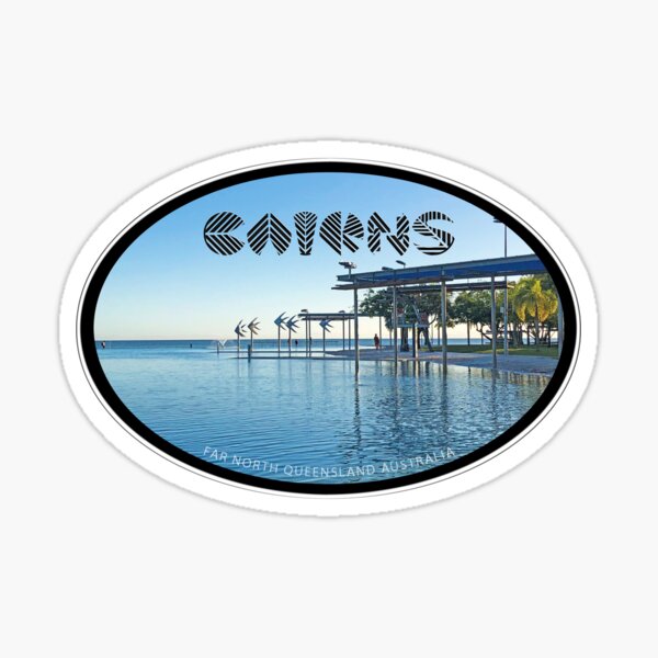 Cairns Esplanade Lagoon Graphic Sticker