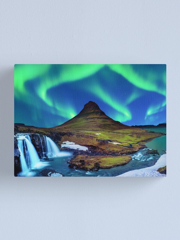 Oil Painting Northern buying Lights Canvas Wall Art 16x12