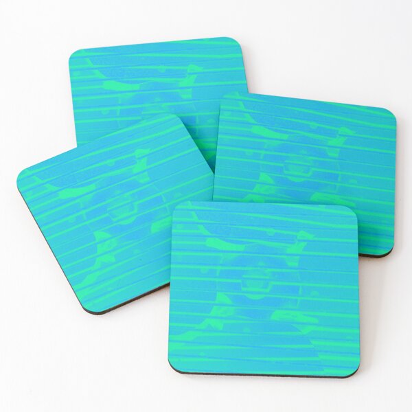 Item preview, Close up of Old Fan Green and Blue Gradient  designed and sold by AliCatOriginals.