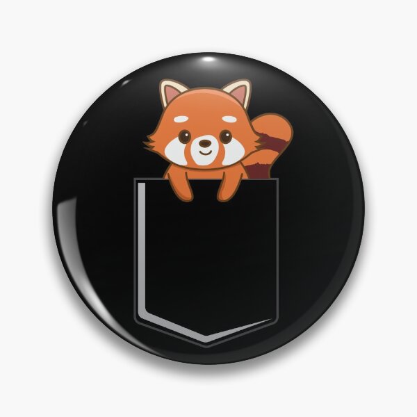 Item preview, Red Panda In A Pocket Cute Love Red Panda Pocket Gear designed and sold by DynamicDesign.