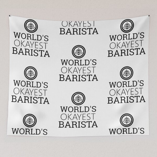 Item preview, World's Okayest Barista designed and sold by ArtDeziGn.