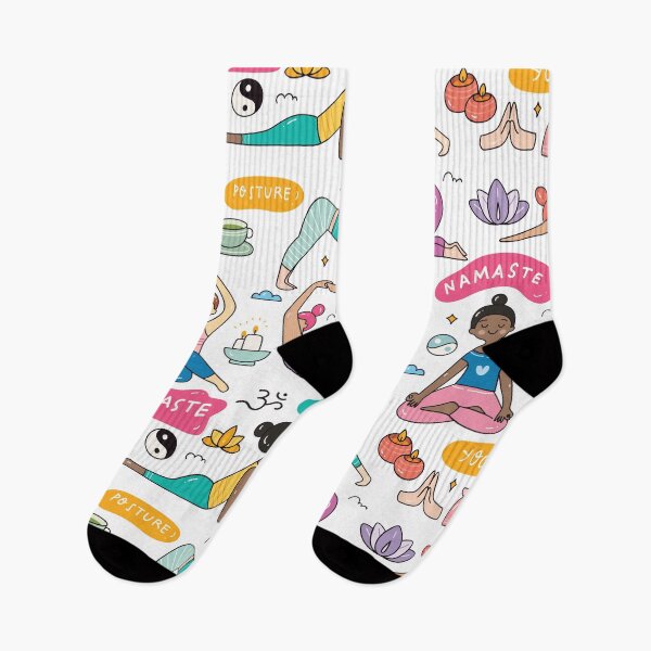 Item preview, Yoga Women Doodles designed and sold by SLAG-Creative.