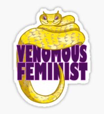 Venomous Feminist Sticker