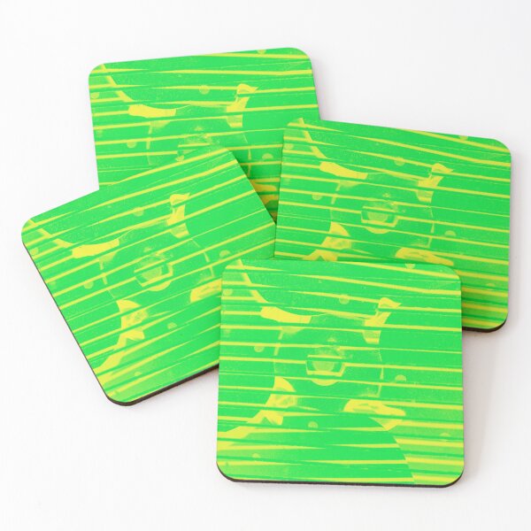 Item preview, Close up of Old Fan Green and Yellow Gradient designed and sold by AliCatOriginals.