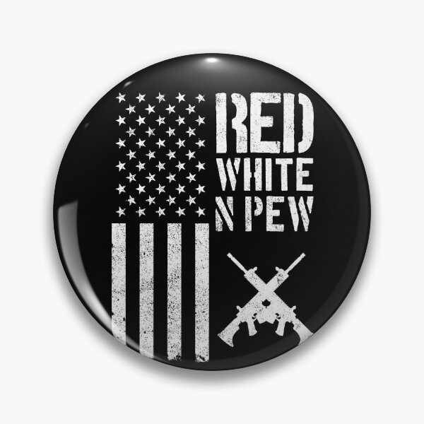 Item preview, Red White And Pew Gun Lover American Flag Gun Rights Gear designed and sold by DynamicDesign.