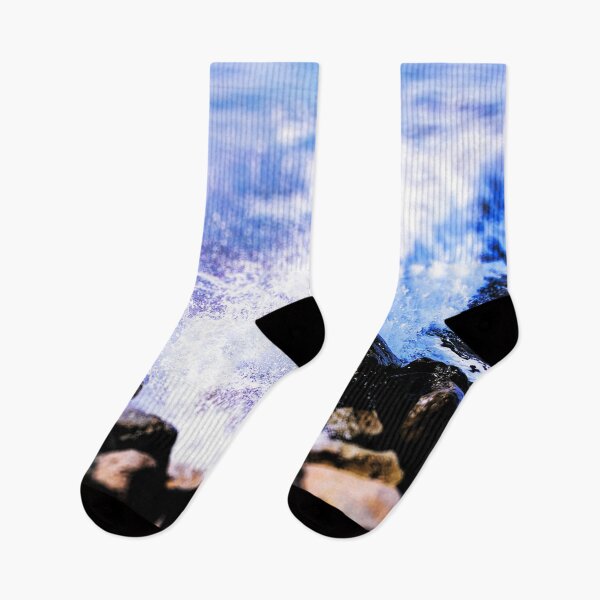 Item preview, Ethereal Blue Ocean Summer Rocky Waves designed and sold by BioDigital-Jazz.