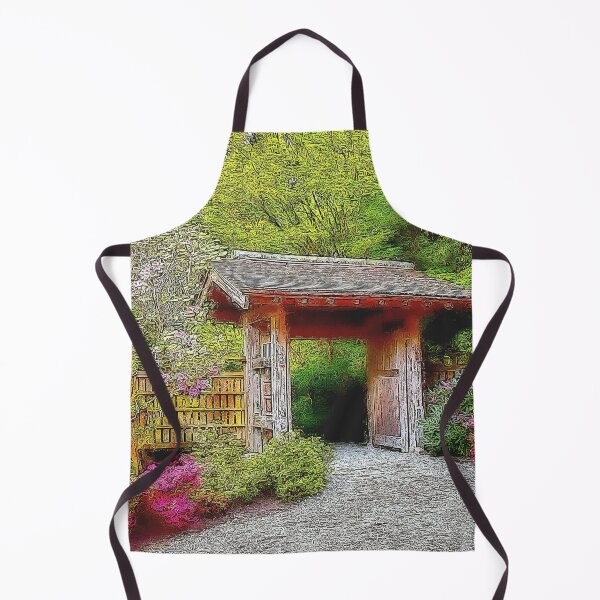 Artikelvorschau, Bunte Frühlingssträucher am Yao Japanese Garden Gateway entworfen und verkauft von SeaChangeDesign.