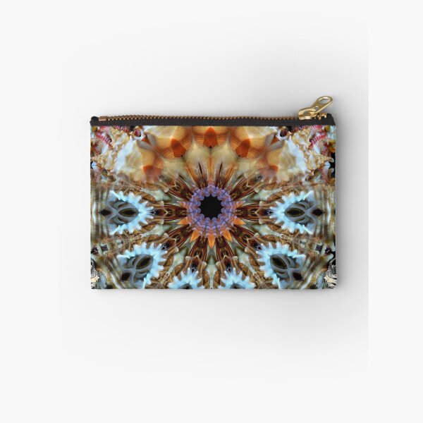 Item preview, Kaleidoscope, mandala, photo art made of shells, psychedelic, crazy pattern designed and sold by 1001karte.