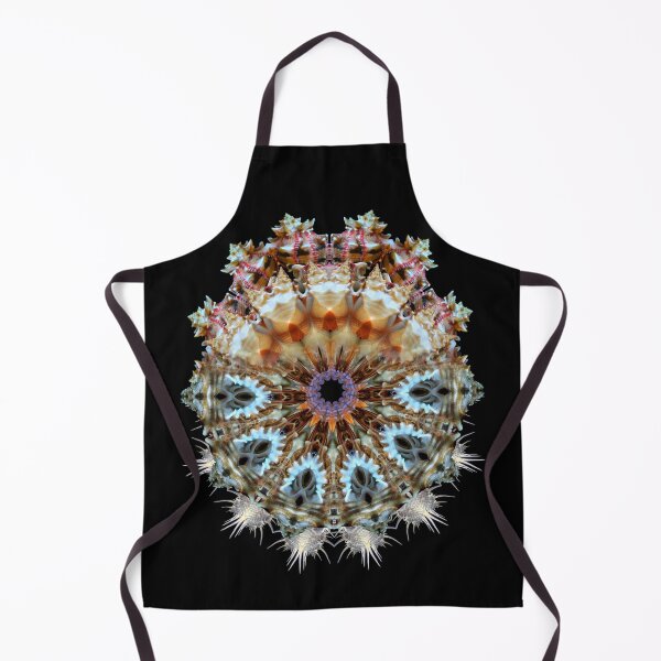 Item preview, Kaleidoscope, mandala, photo art made of shells, psychedelic, crazy pattern designed and sold by 1001karte.
