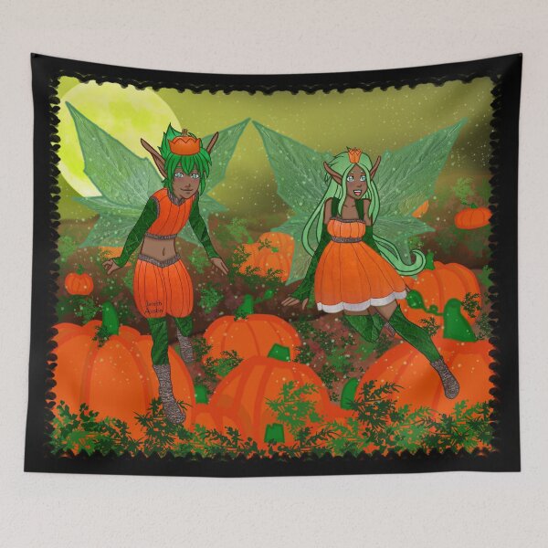 Item preview, Pumpkin Fairy Princess and Prince designed and sold by Dafu Arts.