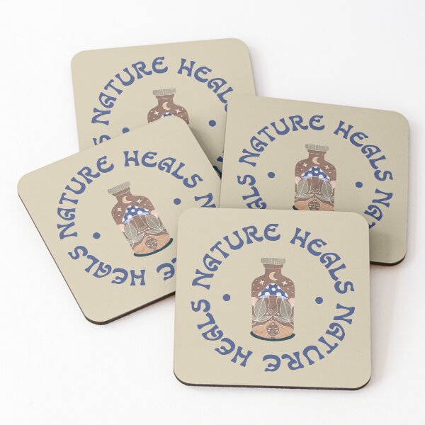Item preview, Nature Heals - Blue designed and sold by BareEarthCo.