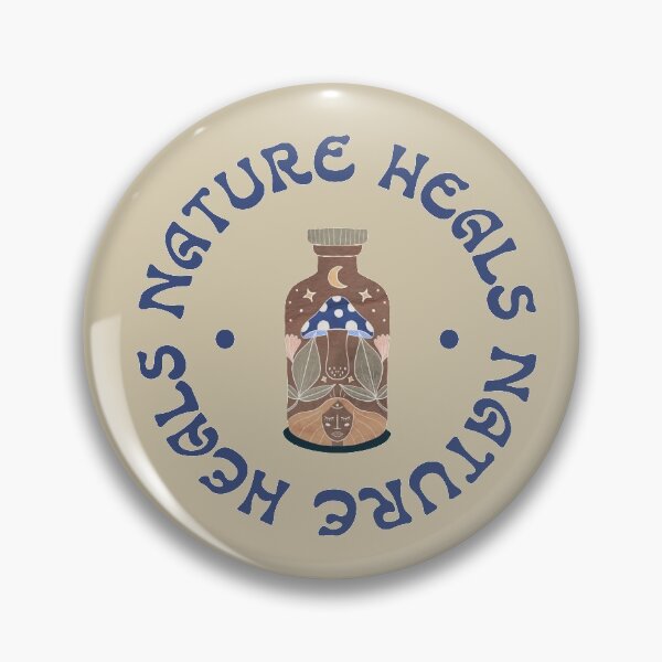 Item preview, Nature Heals - Blue designed and sold by BareEarthCo.