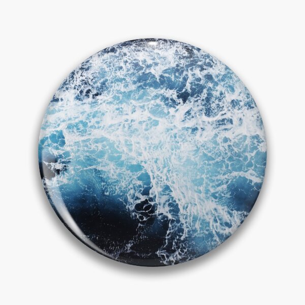 Item preview, Dark and Stormy Ocean Waves Pattern designed and sold by BioDigital-Jazz.