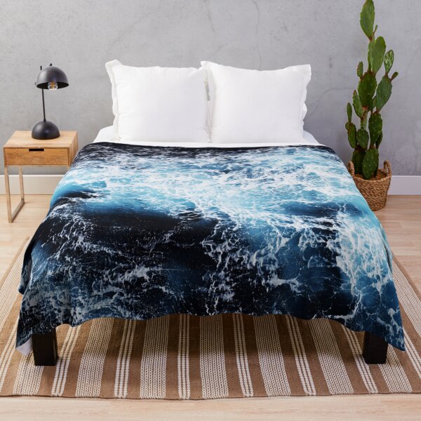 Item preview, Dark and Stormy Ocean Waves Pattern designed and sold by BioDigital-Jazz.