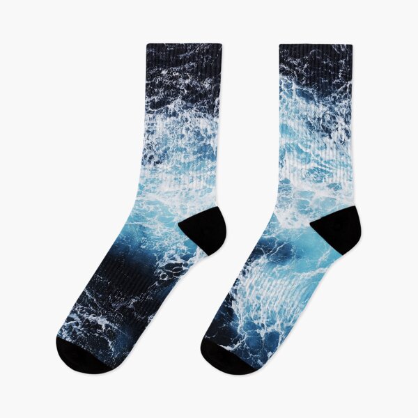 Item preview, Dark and Stormy Ocean Waves Pattern designed and sold by BioDigital-Jazz.