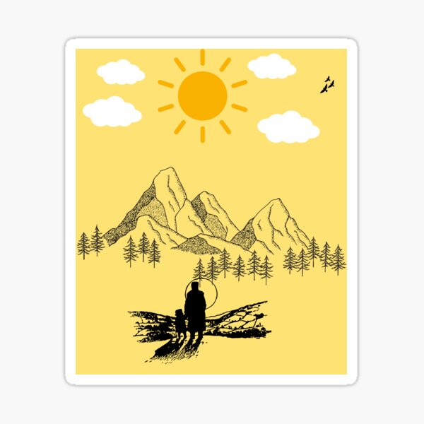 Item preview, Sky and mountains designed and sold by Sasidenidesign.